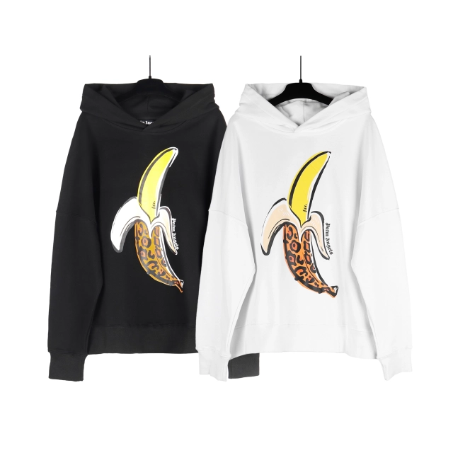 Palm Angels banana-print cotton Hoodie