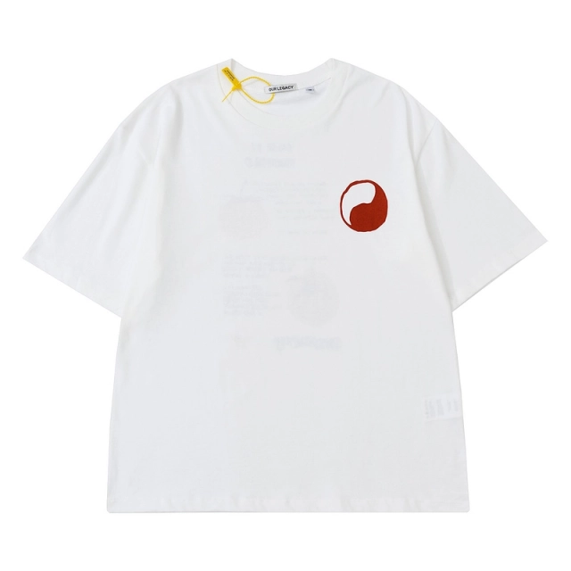 OUR LEGACY Work Shop Tomato Print Short Sleeve Tee