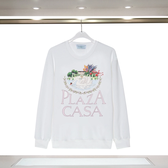 CASABLANCA Plaza Casa Embroidered Sweatshirt