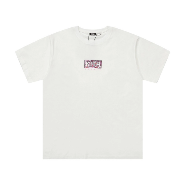 KITH Japan Limited Sakura Letter Box Print Short Sleeve T-shirt