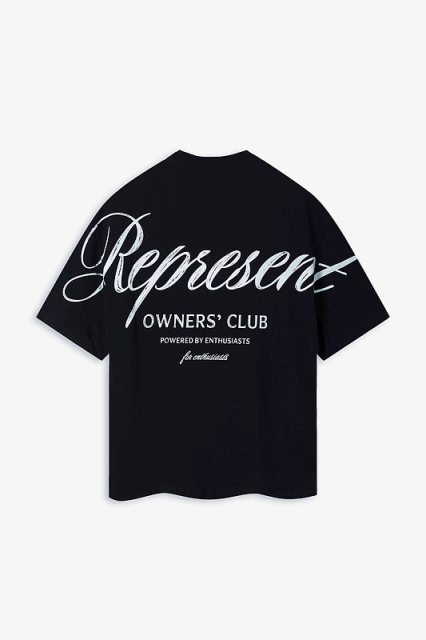 REPRESENT Owners Club Script T-Shirt