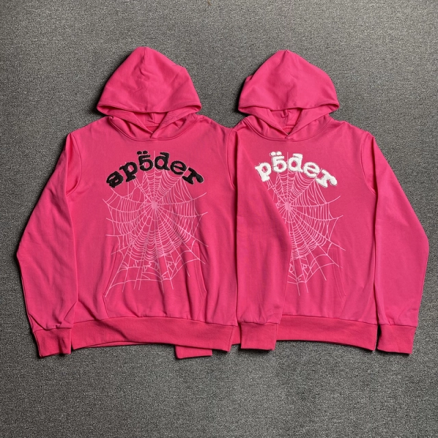 Sp5der Pink V2 Hoodie