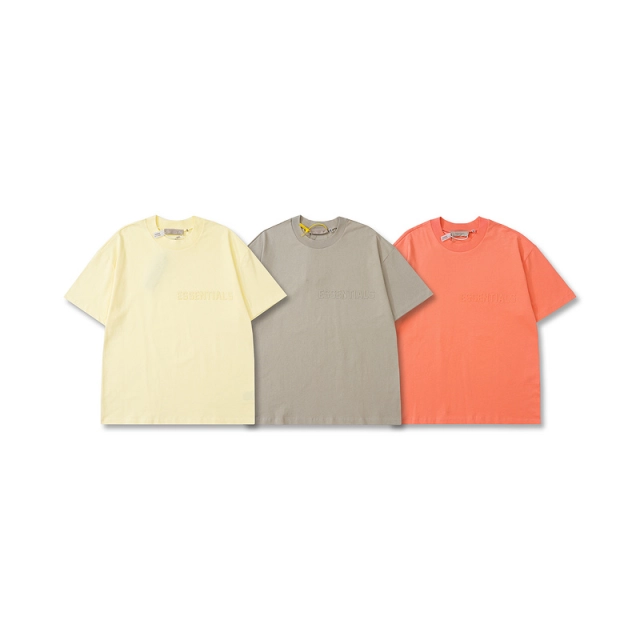 Fear of God Logo Flocking Short Sleeve T-Shirt