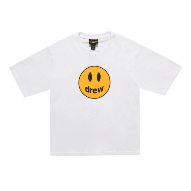 DREW HOUSE Justin Bieber Smiley Letter Short Sleeve Tee