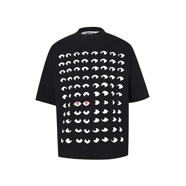 Eye Contour Embroidery HOUSE OF ERRORS T-Shirt