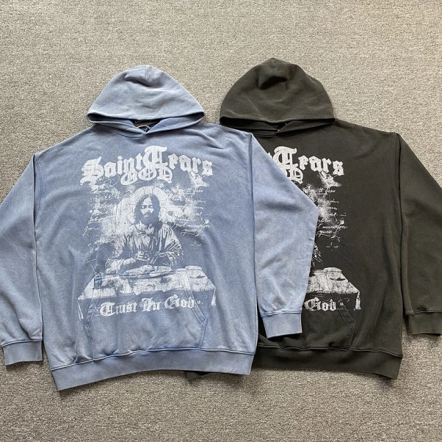 Saint Michael Tears Hoodie