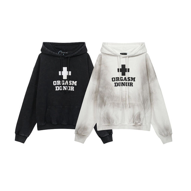 Grailz /PROJECT Slogan Logo Print Oversized Hoodie