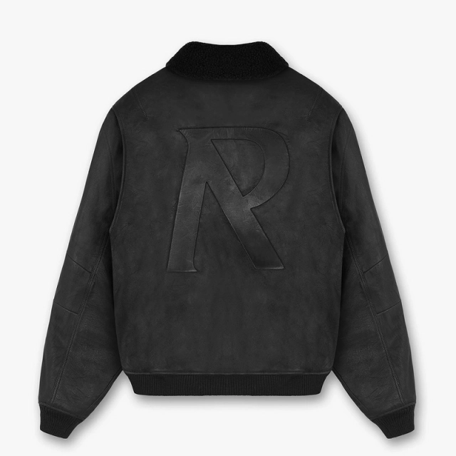 REPRESENT Leather Flight Jacket