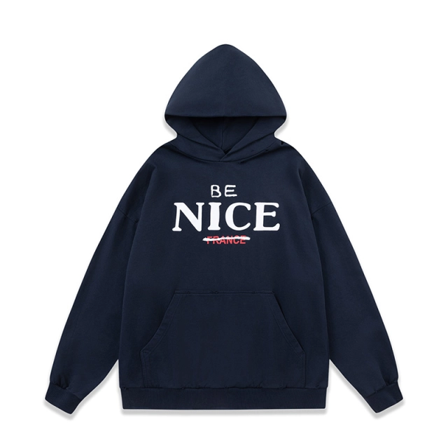 Vetements NICE Distressed Hoodie