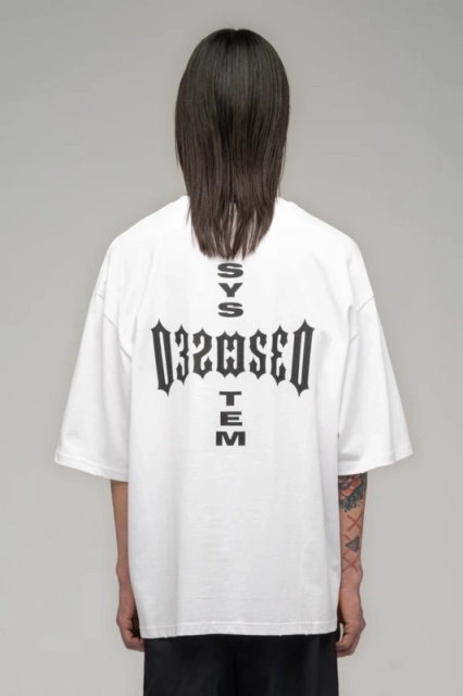 032c &#039;&#039;CRUX&#039;&#039; OVERSIZED BOX-CUT T-shirt