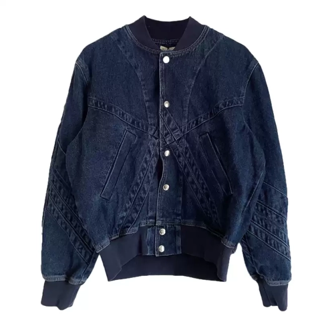 Stefan Cooke blue diamond denim jacket