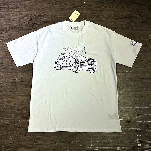 VETEMENTS White Scribbled Car T-Shirt