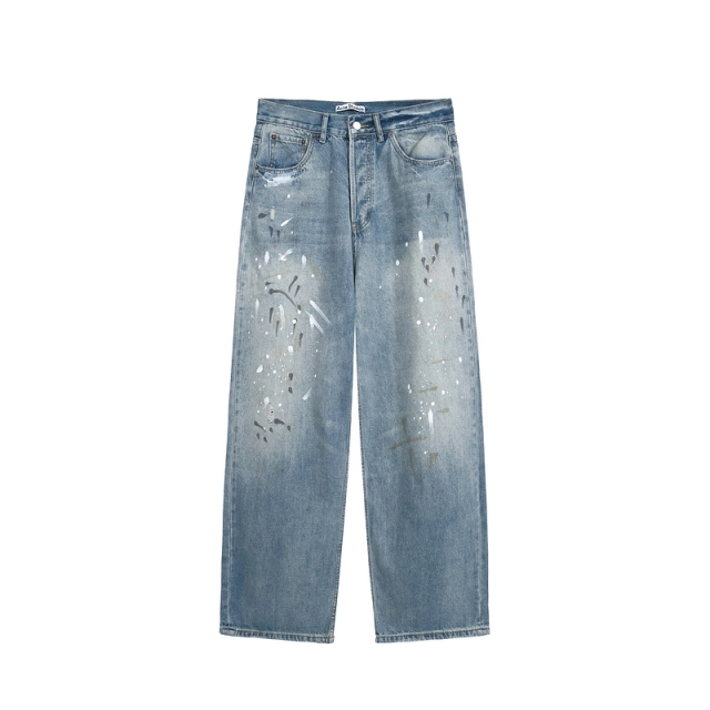 Acne Studios Faded Hand-painted Jeans