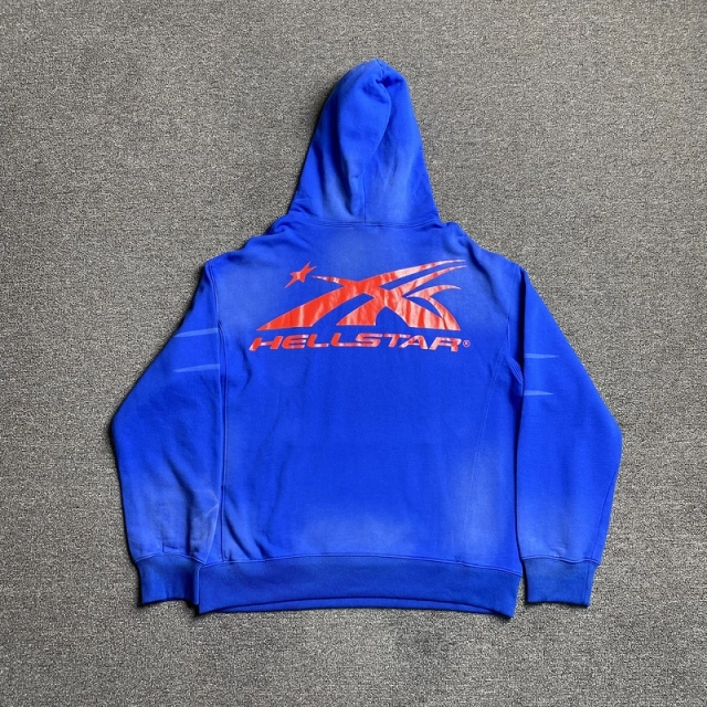 HELLSTAR Sports Gel Blue Hoodie