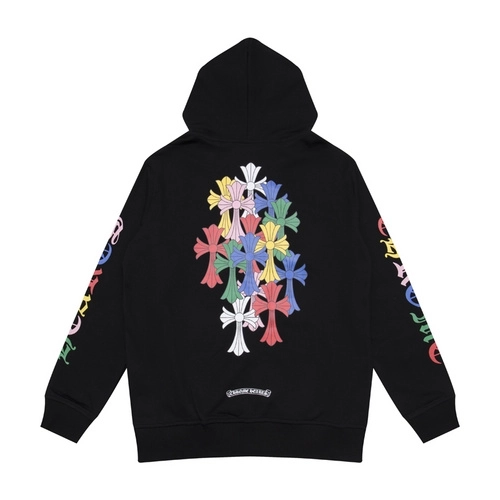 Chrome Hearts Multi Color Cross Cemetery Zip Up Hoodie