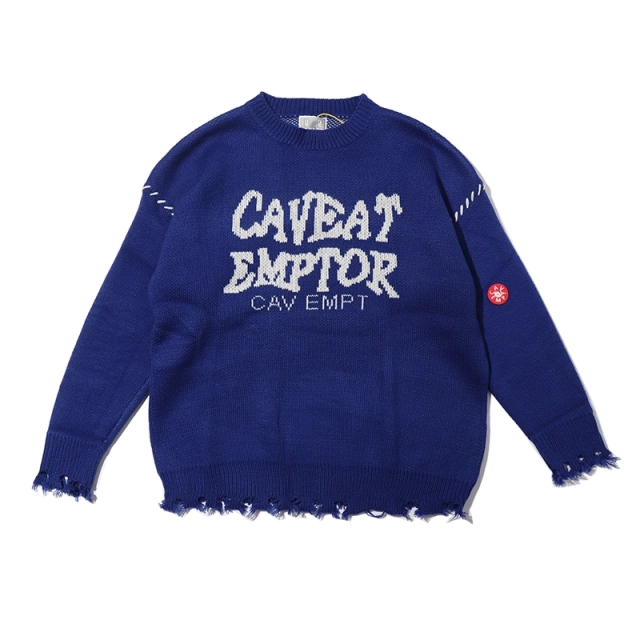 Cav Empt C.E Thickened Loose Knitted Sweater