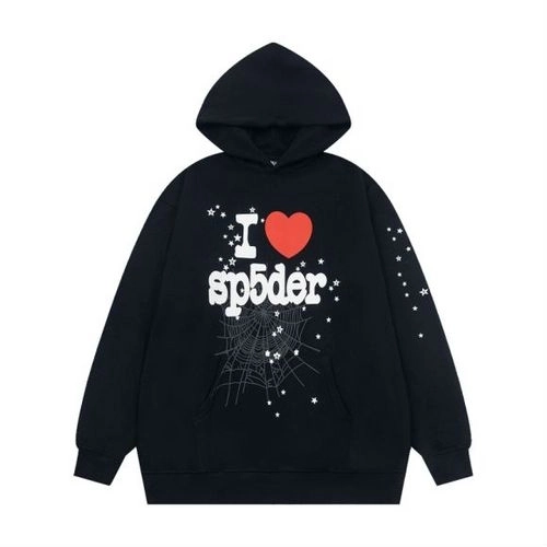 SP5DER I Heart SP5 Souvenir Hoodie Black