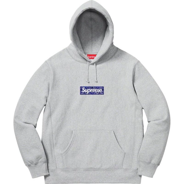 Supreme Bandana Box Logo Hooded Sweatshirt