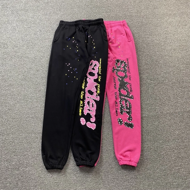 Sp5der Pink V2 Pants