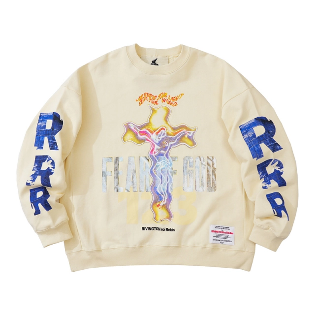 Fear of God Crewneck Collaborative Gospel Cross Sweatshirt