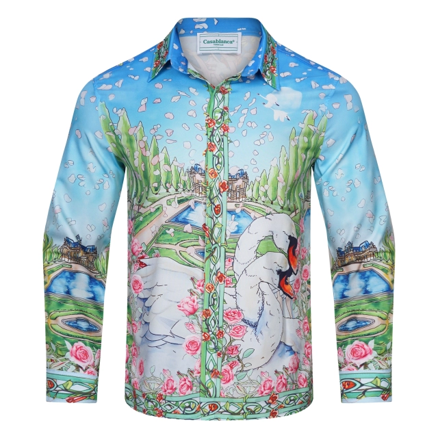 CASABLANCA L&#039;AMOUR EN FLEUR&quot; SILK SHIRT