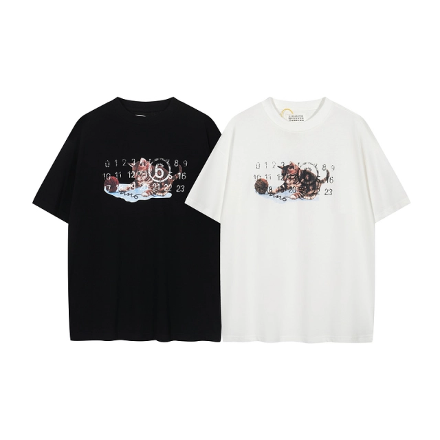 Maison Margiela Cat Print T-shirt