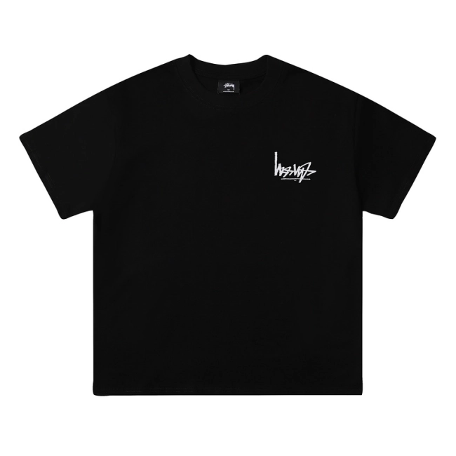 Stüssy Inverted Signature Letter Print Tee