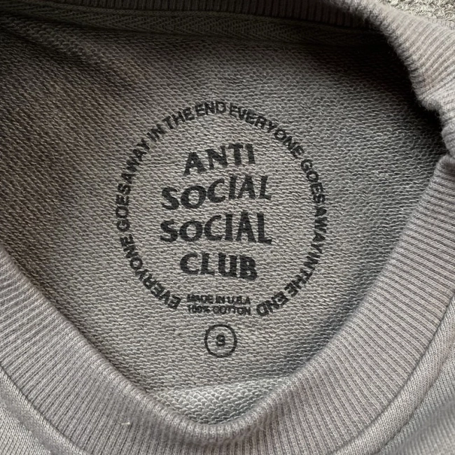 ANTI SOCIAL SOCIAL CLUB Crewneck