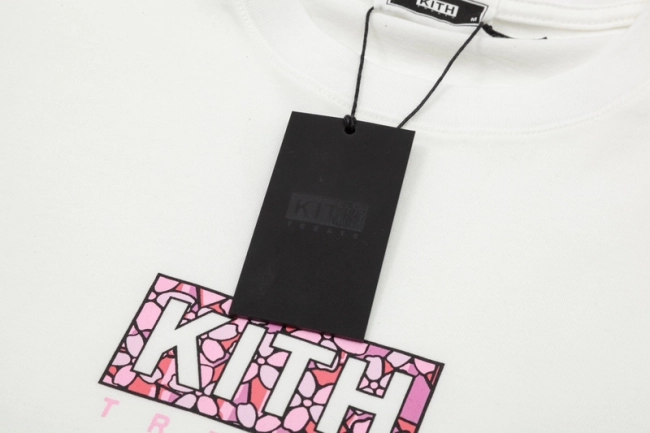 KITH Japan Limited Sakura Letter Box Print Short Sleeve T-shirt