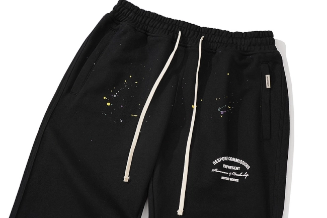 REPRESENT Slogan Paint Splatter Sweatpants