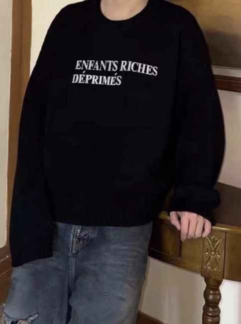 Enfants Riches Déprimés Melancholic Rich Second Generation Logo Crewneck Sweater