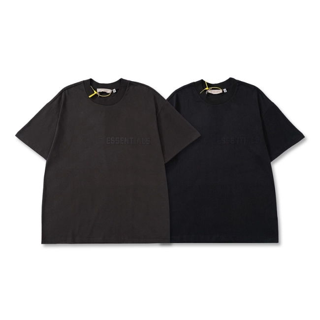 Fear of God Logo Flocking Short Sleeve T-Shirt