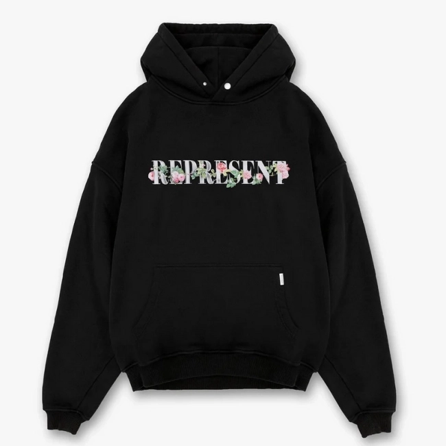 REPRESENT Floral Initial Hoodie