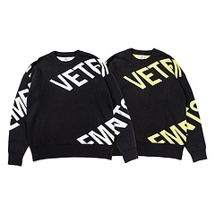 Vetements Allover Logo Knitwear