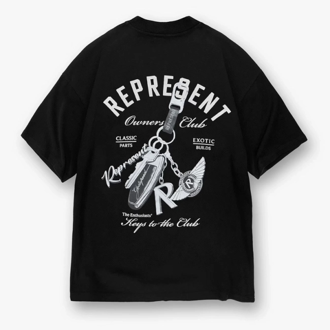 REPRESENT Car Keychain Logo T-Shirt