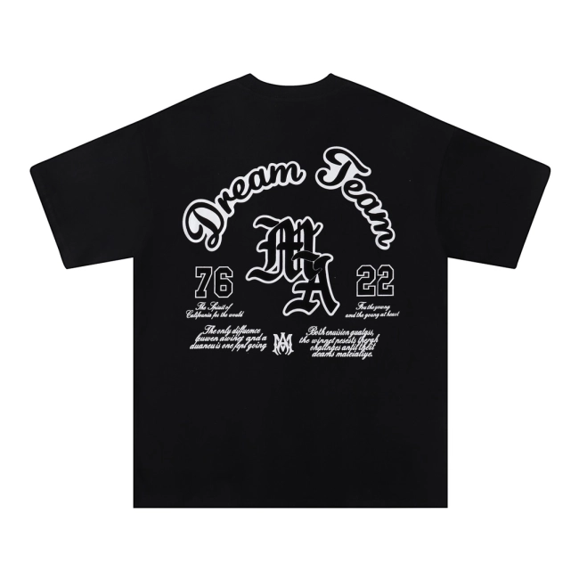 Amiri Black Cotton T-Shirt