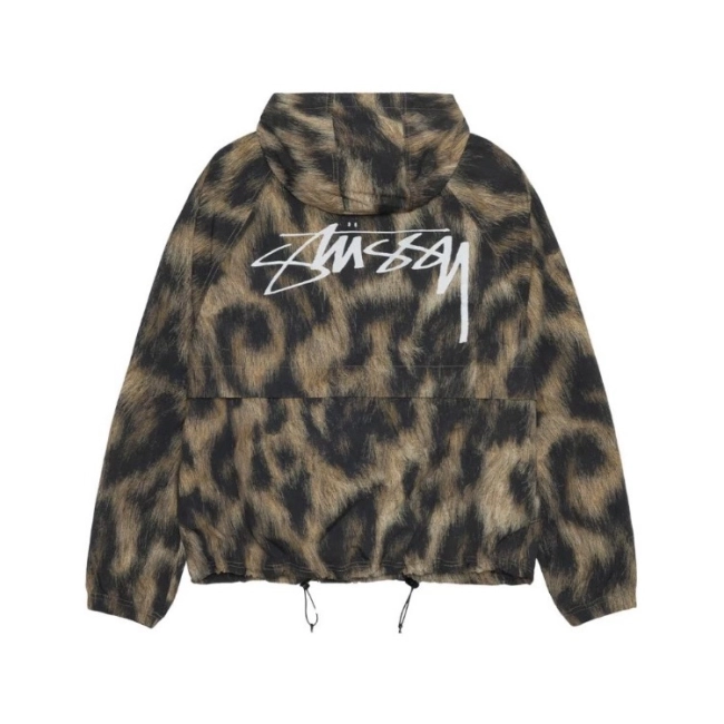 Stüssy Beach Shell Fur Print Hoodie