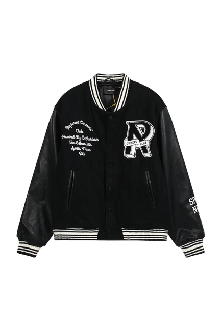 REPRESENT Embroidered Varsity Jacket