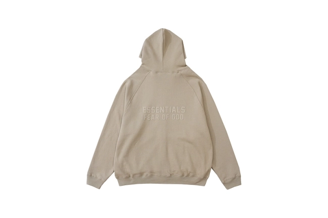 Fear of God Logo Flocking Zip Hoodie Jacket