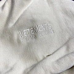 VETEMENTS Tan &#039;vegan Edition&#039; Hoodie