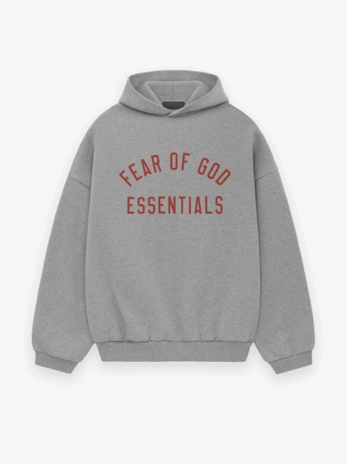 Fear of God Essentials Letter Print Hooded Sweatshirt