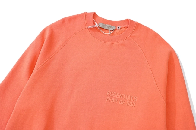 Fear of God Logo Flocking Crewneck Sweatshirt