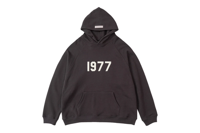 Fear of God ESSENTIALS HOODIE 1977 Digital Print Fleece Hoodie