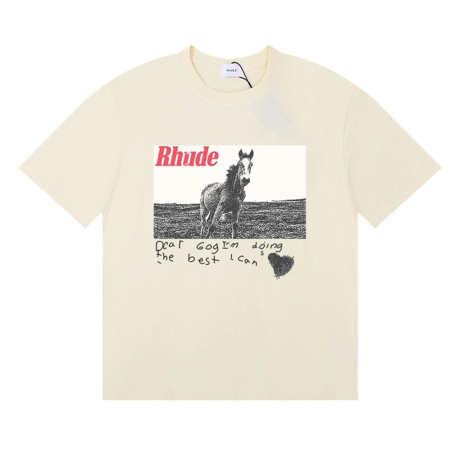 Rhude Horse Print T-shirt