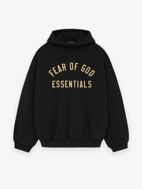 Fear of God Essentials Letter Print Hooded Sweatshirt