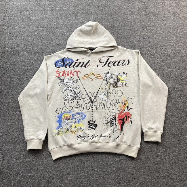 Saint Michael Denim Tears Hoodie