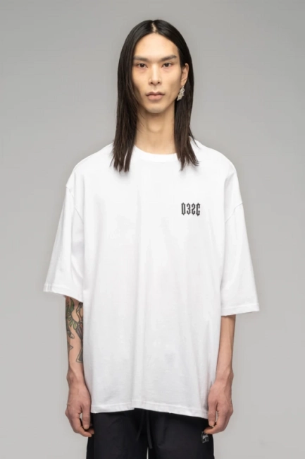 032c &#039;&#039;CRUX&#039;&#039; OVERSIZED BOX-CUT T-shirt