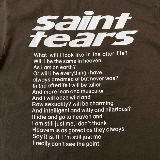 Saint Michael Denim Tears YES T-Shirt