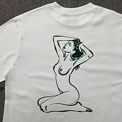 Aimé Leon Dore Graphic T Shirt Tee White Naked Lady