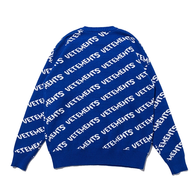 VETEMENTS Full Print Men&#039;s Sweater